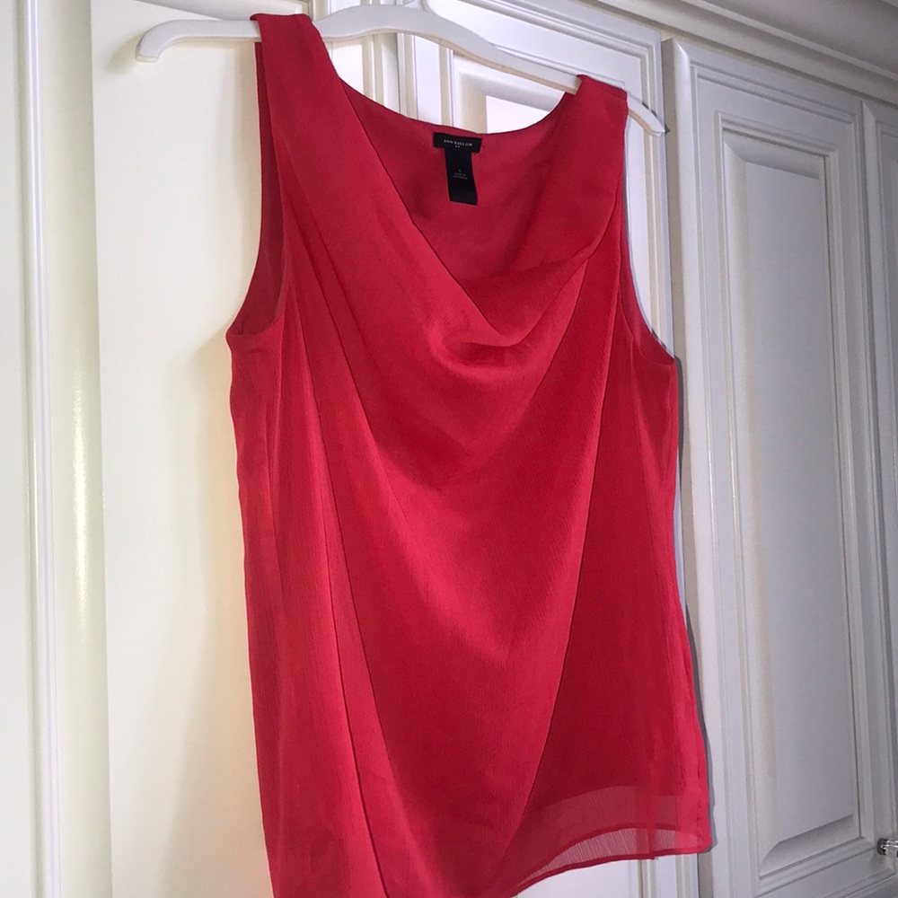 Coral blouse